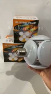 POJ LAMPU BOHLAM LIPAT MODEL BOLA 40 WATT / LAMPU FOOT BALL UFO LED 40WATT