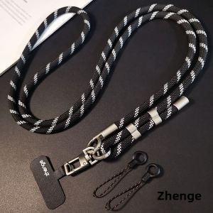 High-End Titanium Original Color Mobile Phone Lanyard Adjustable Nylon Outdoor Anti-Loss Neck Strap Bag Camera Long Belt