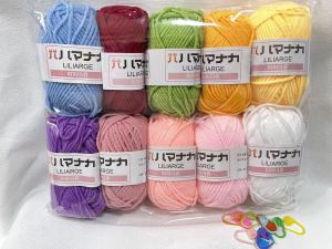 10PCS Total 250g Milk Cotton Yarn Combination 4-strands Soft Baby Wool Yarn Set for DIY Crochet Dolls Bags Hats Crochet Line