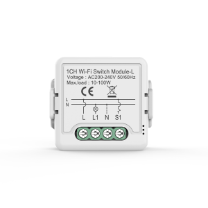 ANDELI | Tuya DIY Smart WiFi Switch Module 5A 2-Way Remote Control No Neutral Wire Required Works with Alexa And Google Home