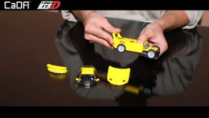 CaDA Initial D Keisuke Takahashi Mazda RX-7 FD3S Brick DIY 1:35 Scale Vehicles Set C55017W