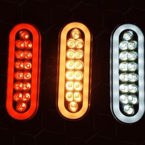 ไฟท้าย 1ชิ้น 24V LED ไฟสัญญาณไฟเลี้ยว ไฟเบรค ไฟหรี่ ไฟถอยรถบรรทุก รถพ่วง และทั่วไป (Cara)