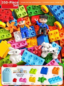 WANJUTEGONGDUI | Educational Building Blocks Toy for Boys and Girls 3 to 6 Years