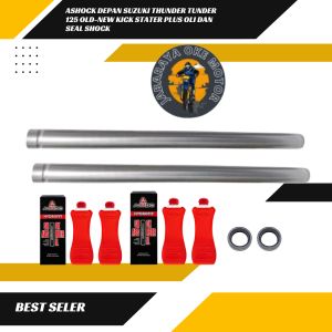 ASHOCK DEPAN   SUZUKI THUNDER TUNDER 125 OLD-NEW KICK STATER  PLUS OLI DAN SEAL SHOCK