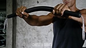 Boulder Spring Arm Strength Hand Gripper Power Twister Resistance Bend Bar for Fitness Chest Forearm