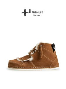 THEMULE | Ugly Cute Womens High Boots Sheepskin and Leather Wide Toe