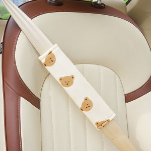 Car Safety Belt Shoulder Protector Universal for All Seasons Ladies Summer Cartoon Cute Vehicle Interior Seat Special Use