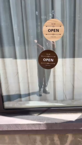 Shop sign system - Shop Door-Open close sign