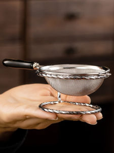 Japanese Style 304 Stainless Steel Tea Strainer Filter Net Gongfu Tea Filtering Device Tea Leaf Separator Tea Ceremony Accessories