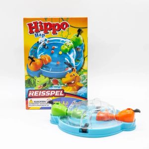 Parent-Child Game: Hungry Hippo & Turtle Bean Feast - Interactive Tabletop Fun for Early Learning & Parties!
