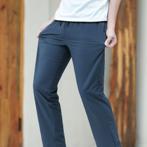 Sports Outdoor Summer Thin Men and Women Loose Casual Stretch Quick-Drying Pants Silky Hiking Hiking Breathable Quick-Drying Pants