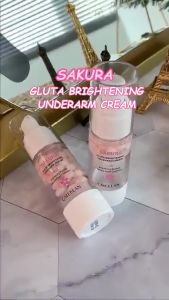 GMEELAN Krim Pemutih Ketiak Sakura 30g Underarm Whitening Cream Smoothing [nasa natural nusantara]