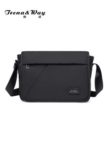 กระเป๋าเป้สะพายหลัง Oxford Cloth ความจุขนาดใหญ่ กระเป๋าสะพายไหล่ข้างเดียวสำหรับผู้ชาย กระเป๋าสะพายข้างสำหรับนักเรียน กระเป๋าส่งของ กระเป๋าสะพายลำลอง กระเป๋าใส่หนังสือ