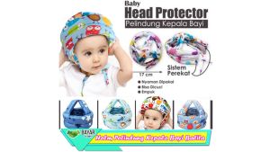 Topi Helm Pelindung Kepala Bayi Anti Bentur - Helm Baby Head Protector Safety - Topi Bayi - Vegasus Store - Ukuran 54cm (Terlaris)