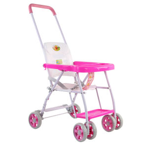 Baby Stroller Ultra-Light Portable Childrens Folding Four-Wheel Trolley Baby Simple Breathable Summer Anti-Bamboo Rattan Umbrella Car