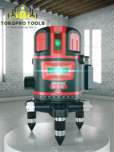 【TorqPro】เครื่องวัดระดับเลเซอร์ เลเซอร์วัดระดับ เลเซอร์กลางแจ้ง สัมผัส 5 เส้น แข็งแรงเป็นพิเศษ 【ไฟ LD สีเขียว/สีน้ำเงิน】