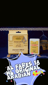 Parfum Al Rehab Al Fares Pocket Spray 18 ml Non Alkohol Jeddah