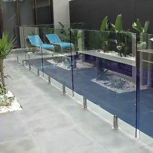 Marie ที่หนีบกระจก สแตนเลส 304 ชั้นยืนบันไดระเบียงแก้วหัวจุกลูกกรงราวบันไดครอบครัว No Ratings