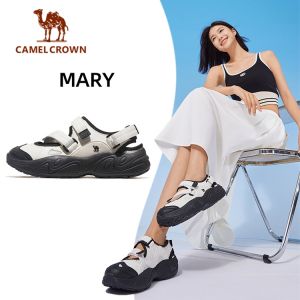 CAMEL CROWN MARY Womens Outdoor Sport Sandals | Lightweight Soft Sole Summer Sandals with Velcro Strap for Walking Beach & Daily Wear