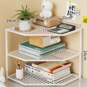 evesigar | Corner Desk Organizer Shelf Small