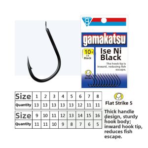 Gamakatsu | Barbed Hooks for Rock and Sea Fishing