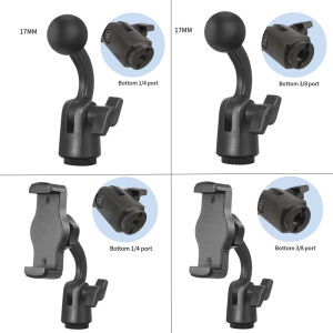 การหมุน360องศา - คลิปโทรศัพท์มือถือปรับมูมได้สกรูรู 1/4 3/8 แท็บเล็ตขาตั้งกล้องสากลอุปกรณ์สด