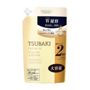 Shiseido Tsubaki Premium Volume Hair Shampoo 特级修护洗发水 / Moist Hair Conditioner Refill 保湿护发素Pack 660ml