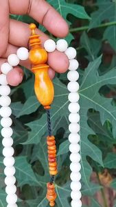 Tasbih Kayu Raja Hutan Kombinasi Iboy Ukuran 10mm - Muslim