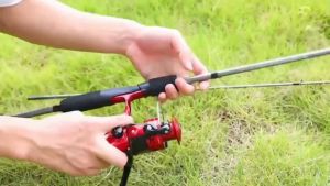 MUXI Set Tongkat & Gulungan Pancing 1.8M 2.1M Pancing Portabel 2 Bagian Pancing M Power Spinning Fishing Rod Dan 5.2:1 Pancing Alat Gulungan Pancing Joran Pancing Senar Pancing Combos Set