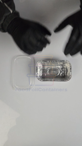 ALUMUNIUM FOIL TRAY OX 250 premium LASAGNA DIMSUM MENTAI MACARONI SCHOTEL isi 10 pcs