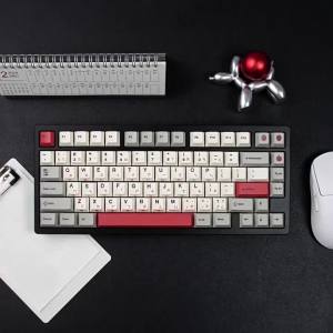 144 Keys Retro Keycaps Dye Sublimation Cherry Profile PBT Keycaps Side Print Keycaps For MX Mechanical Keyboard Wooting60/HM66