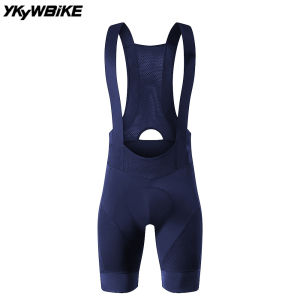 YKYWBIKE Cycling Bib Shorts Men Outdoor Wear Bike Ride 6 Hours Padded Riding Bib Tights Bicycle Mens Cycling Clothing Mtb Short