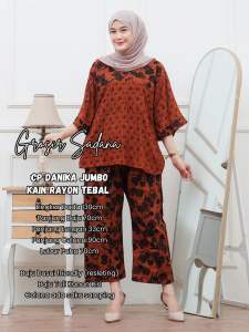 CP Dalia Danika - Baju Setelan Wanita Terbaru 2025 Jumbo Bahan Rayon Tebal