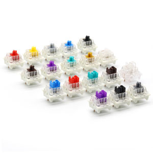 30Pcs Outemu Switches for Mechanical Keyboard 3Pin Clicky Linear Tactile Silent Switch RGB LED SMD Gaming Mechan With MX Switch