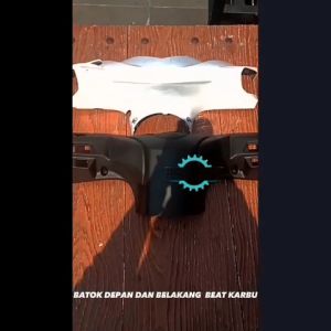 Batok Kepala Depan Belakang Motor Honda Beat Karbu Warna Putih