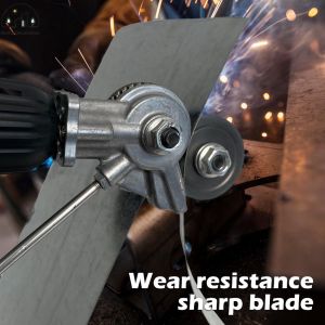 Metal Sheet Cutter Drill Attachment Electric Drill Metal Cutter For Iron Tin Plate Quick Cutting