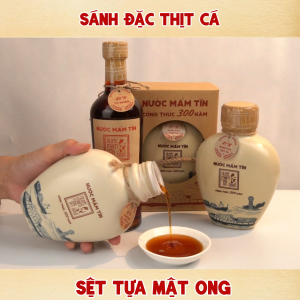 [Loại Đặc Biệt] Nước mắm Tĩn nhãn xưa độ đạm 41N 500ml rin nguyên chất truyền thống sạch