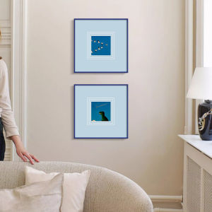 YASISHA | High-end Blue Abstract Art Decorative Wall Art