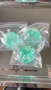 Blue Ocean Cube Stress Balls Squishy Maltose Cube Slow Rise Squeeze Toy Sensory Anti-stress Toy for Adults Anxiety Relief Gift