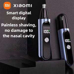 2025 NEW XIAOMI Electric Nose Hair Trimmer Intelligent LED Digital Display With Double-edged Blade Trimmer For Nose
