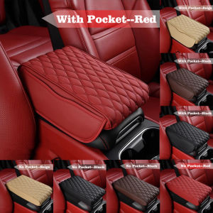 1Pcs Napa Leather Car Armrest Mat Storage Bag Center Console Auto Armrests Storage Box Cover Pad for Subaru XV XT Forester Outback Legacy Impreve