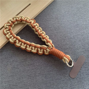 Dây Đeo Cổ Tay Dệt Tay Dày 30cm Đa Năng Cho Điện Thoại Di Động Thể Thao Ngoài Trời An Toàn Chống Rơi Điện Thoại Di Động Charm Light Phong Cách Sang Trọng
