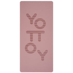 Yottoy หนาเสื่อโยคะความยาวกว้างสําหรับผู้หญิง Anti-SLIP Soundproof Dance เสื่อออกกําลังกายใช้ในบ้าน PURE สีช้อปปิ้งออนไลน์