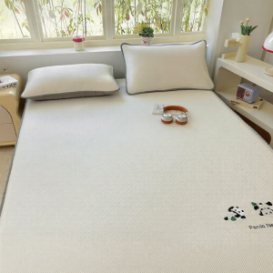 Dohia Ice Silk Cooling Mat with Ice Beads Grade A Maternal & Infant Soft Mat Breathable Summer Mattress Pad for Students
