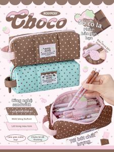XINGLI | Mint Chocolate Special Edition Cute & Simple Large Capacity Stationery Pouch