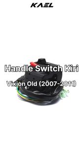 Panduan Menggunakan Handle Switch Kiri Left Yamaha Vixion Lama Old 2007 2008 2009 2010 2011 Saklar Lampu Depan Dim Sen Sein Klakson Handle Hendle Hendel Holder