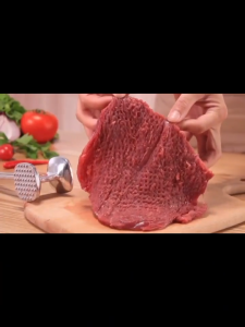 Double Sided Aluminium Alloy Meat Tenderizer Hammer Steak Pounder Mallet Tenderizer Meat Hammer