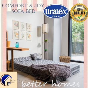 Comfort & Joy by URATEX Sofa Bed (bed mode and Sit mode) with PILLOW URATEX legit Uratex !!!
