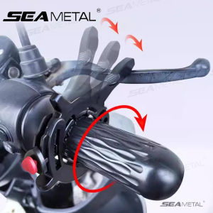 SEAMETAL Motorcycle Throttle Governor Cruise Control Anti-slip Motorcycle Cruise Throttle Clip Motorcycle Accessories