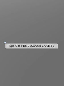 USB C Hub ke 4K HDMI-serasi VGA jenis C PD mengecas USB 3.0 Docking untuk iPad Pro Samsung S20 Dex TV projektor Mouse